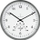 Orë murale UNiLUX TEMPUS, quartz, diametër 30 cm, ekran LCD temperature, e bardhë