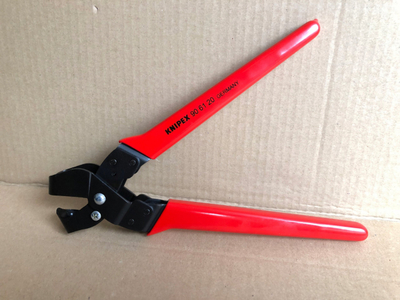 Darë prerëse Knipex 90 61 20, 250mm, me doreza plastike të kuqe