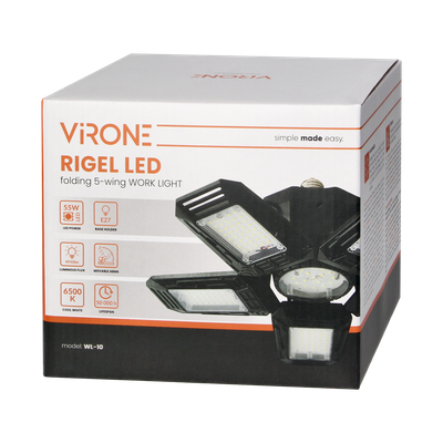 Llambë pune Virone WL-10, 55W, LED E27, e bardhë e ftohtë, e palosshme