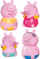 Lodër banjoje TOMY Toomies Peppa Pig, set shtrydhëse me ujë, unicorni lundrues, shumëngjyrëshe