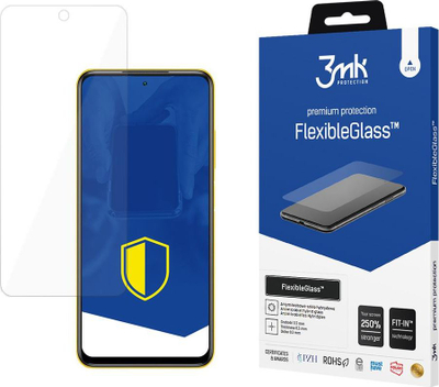 Xham hibrid 3mk FlexibleGlass për Xiaomi Poco M3 Pro 5G, antibakterial, transparent