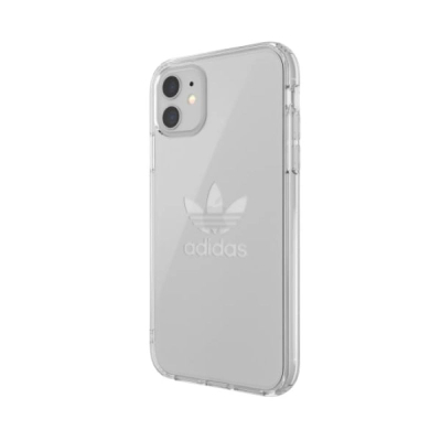 Kapak mbrojtës Adidas OR Protective Clear Case Big Logo për iPhone 11, transparent
