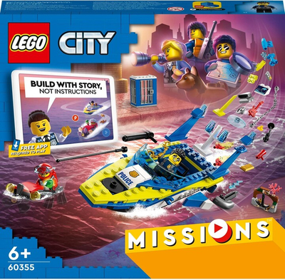 Set lodër LEGO® City 60355 Coast Guard Detective Mission, 278 pjesë