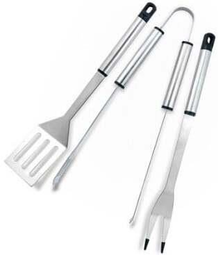 Set aksesorësh BBQ Mirpol AE176, vegla skare, prej çeliku