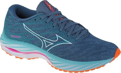 Atlete vrapimi Mizuno Wave Rider 26 për goca, me Mizuno Enerzy, blu