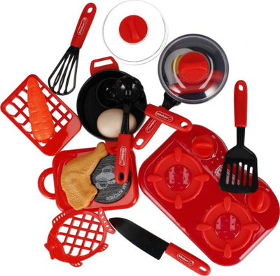 Set lodrash kuzhine Mega Creative Kitchen Set, 30x33x5 cm, për kalamaj 3+