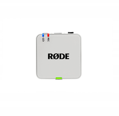 Sistem mikrofonash pa tela Rode Wireless GO Gen 3, 2.4 GHz, regjistrim 32 bit, i bardhë