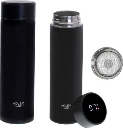 Termus BA Productions Adler AD 4506, me ekran LED, 473ml, i zi