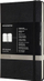 Fletore Moleskine PRO për punë, 5" x 8.25", 240 faqe, e zezë