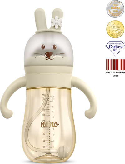 Biberon Neno Mio 6m+, 300ml, me doreza, krem
