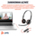 Kufje me mikrofon Poly Blackwire C3220, stereo, USB C, të zeza