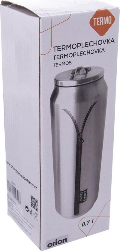 Termos Orion Thermos-can Castle, 0.7L, inoks, ngjyrë metalike