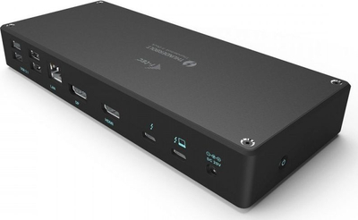 Docking station I-Tec TB3HDMIPLUSXIT, Thunderbolt 3, HDMI DP, e zezë