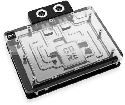 Воден блок за графичка Alphacool Core RTX 5080 Suprim Vanguard, aRGB, бакар никел, црно проѕирен