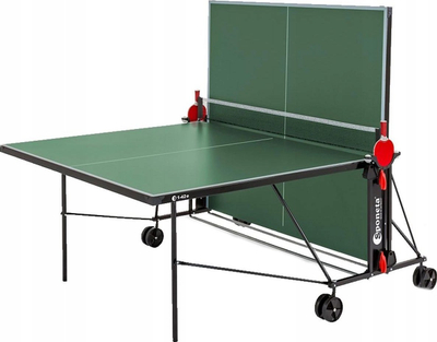 Tavolinë pingpongu Sponeta Hobbyline Outdoor, palosëse, me rrota, jeshile