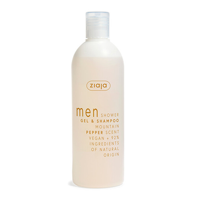 Xhel dushi për meshkuj Ziaja Mountain Pepper, 400 ml