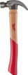 Çekiç Milwaukee Hickory Claw, 450g, dorezë druri, i kuq