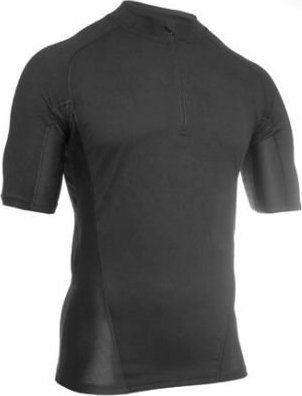 Bluzë sportive BlackHawk Engineered Fit 1/4 Zip 84BS02CT, mëngë të shkurtra, material teknik, e zezë