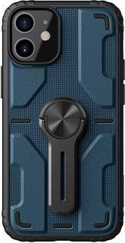 Mbulesë Nillkin Medley Series për iPhone 12 mini, hardcase me këmbëz standi, blu