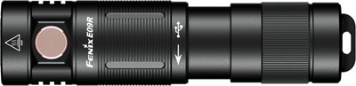 Elektrik dore Fenix E09R, 600 lumene, USB C, i zi