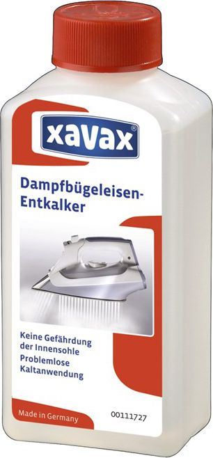 Solucion për heqjen e gëlqeres Xavax Descaler, për hekur rrobash me avull, 250ml, transparent