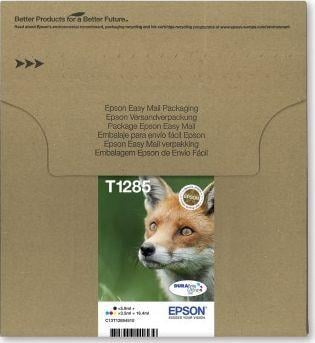 Ngjyrë printeri Epson Ink T1285, 4 pako 16.4 ml, CMYK, shumëngjyrëshe