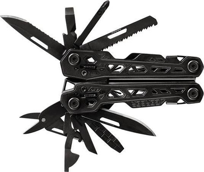 Multivegël GERBER Truss, 19 funskione, 11cm, e zezë