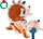 Libër lodër për shqisa për bebe Akuku A0673, me tinguj, shumëngjyrësh