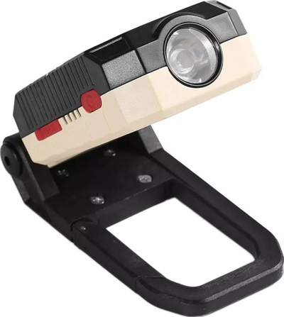 Llambë pune ZD91, LED COB, rikarikueshme me USB, e zezë