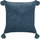 Set me jastëk dekorativë SETARIA Velvet, 45 x 45 cm, me gjethe, blu e errët