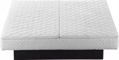 Француски кревет Eu Waterbed, 140x200cm, тапацир полиестер, темно сив