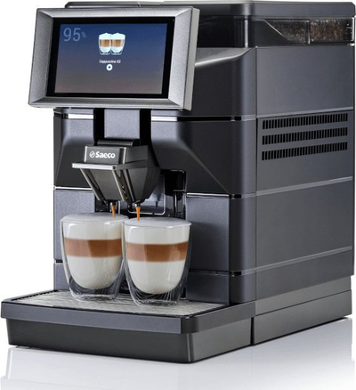 Makinë espresso Saeco Magic M1, ekran 7" me prekje, sistem kapuçino, e zezë mat