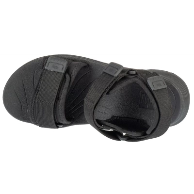 Сандали FitFlop Neo D Hyker XT W, текстил, затворање со леплив ремен, црни