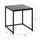 Set tavolina anësore Grelay 2-pjesësh MDF & metal 45×45×50 cm (HM8762.13)