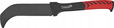 Machete kopshti Tvardy T02-011, teh 35cm, dorezë ergonomike, e kuqe e zezë