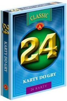 Letra loje Alexander Playing Cards 24, set me 24 letra, ngjyra mikse