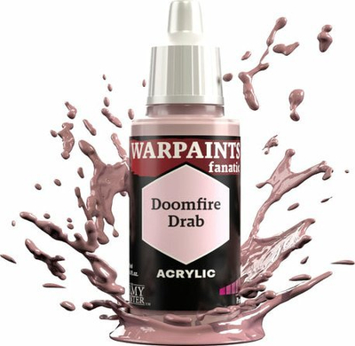 Ngjyrë akrilike The Army Painter Warpaints Fanatic Doomfire Drab, 18 ml, kafe e errët