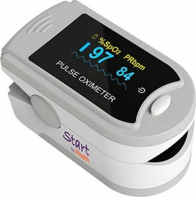 Pulsoksimetër Start by iHealth PO2, ekran LCD, me bateri AAA, i bardhë