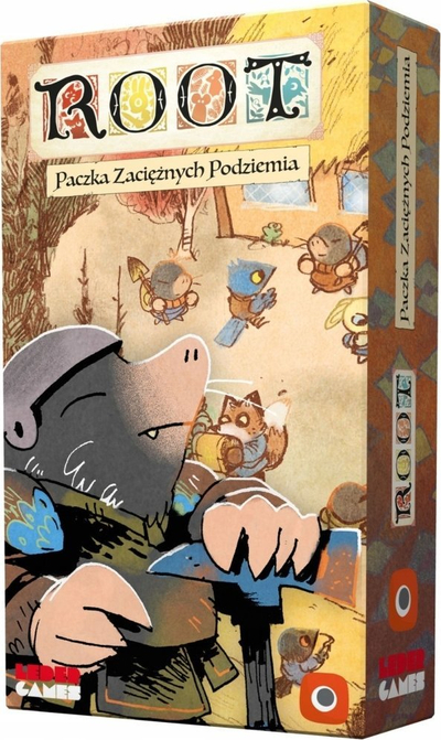 Ekspansion loje tavoline Portal Games Root Hireling Pack Underworld, set zgjerimi, për lojën bazë Root, shumëngjyrëshe
