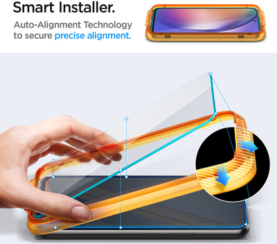Xham mbrojtës Spigen Align Master për Samsung Galaxy A54 5G, 2 copë