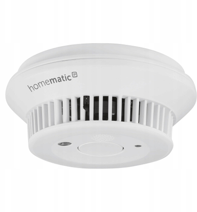 Alarm tymi smart HomeMatic IP, detektor zjarri, Q-Label, i bardhë