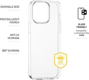 Mbulesë telefoni FIXED Slim AntiUV për iPhone 14 Pro Max, TPU, transparente