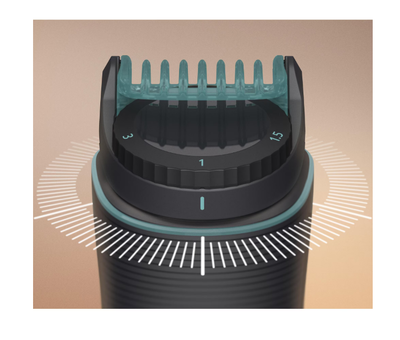 Trimmer trupi Philips Series 7000 BG7470/15, 2 në 1, rimbushës, gri