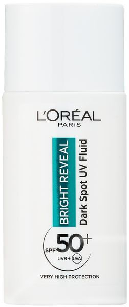 Lëng për mbrojtje ndaj diellit L´Oréal Paris Daily Anti-UV Fluid Against Dark Spots Bright Reveal SPF 50+, 50 ml
