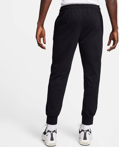 Pantallona sport Nike Club Knit, për burra, me pranga, të zeza