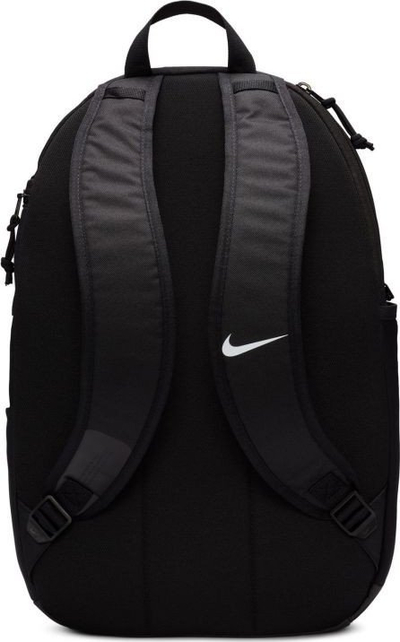 Çantë shpine Nike PSG Academy FB2892-010, sportive, me xhepa anësorë, e zezë
