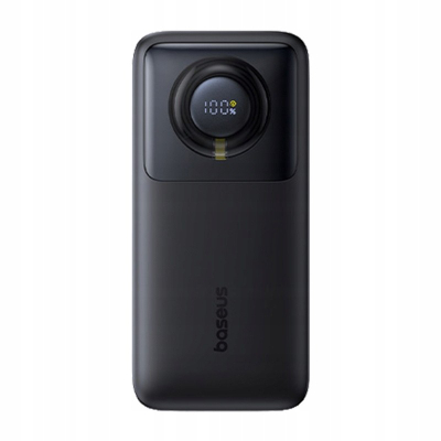 Power bank Baseus OS Free2Pull, 20000mAh, 65W, me kabllo USB-C, me ekran LED