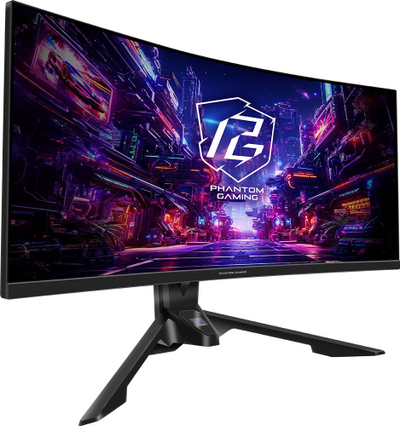 Monitor gaming i lakuar Asrock PG34QRT3A, 34" WQHD, 180Hz, i zi