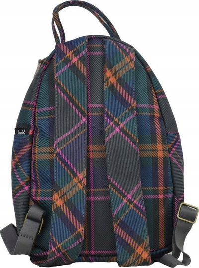 Ранец Herschel Nova Small, компактен, со странични џебови, повеќебоен со квадрати