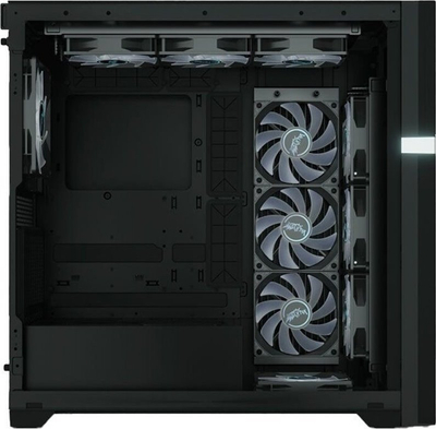 Куќиште за компјутер VK02 Lite Mid Tower ATX, калено стакло, ARGB, црно
